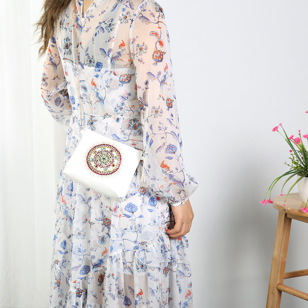 Creative DIY Diamond Painting Large Capacity Coin Purse Handbag