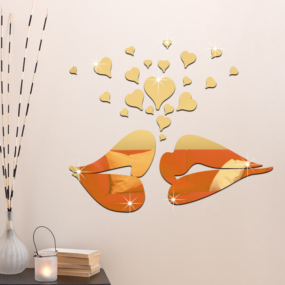 New House Wedding Room Living Room TV Background Wall Creative Decoration