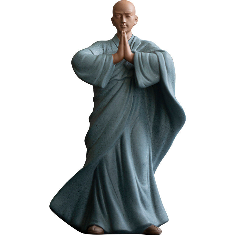 Purple Sand Zen Little Monk Tea Decoration