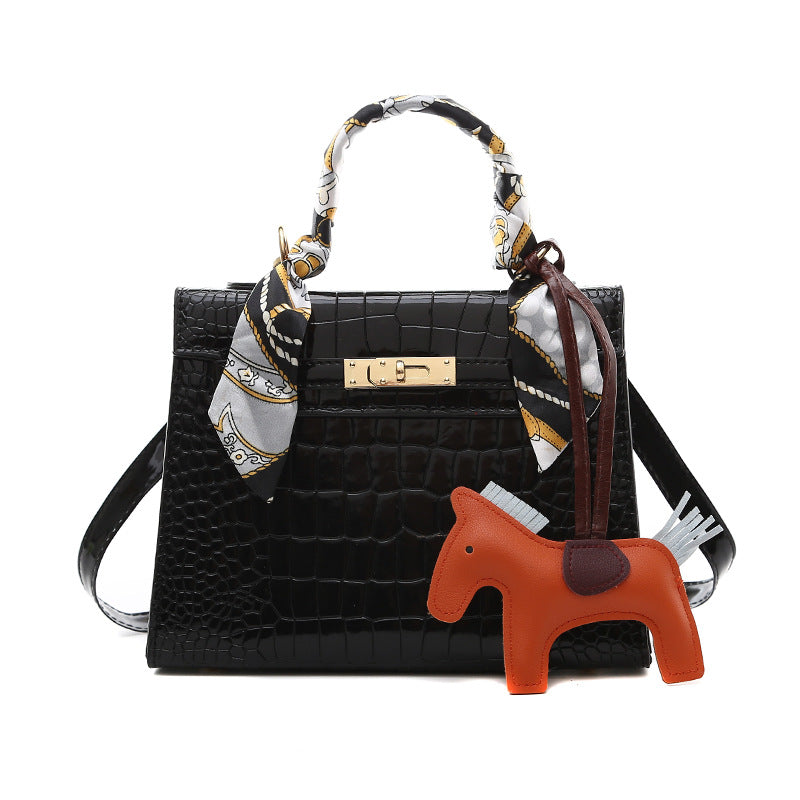 Stone Pattern PU Female Bag Shoulder Bag
