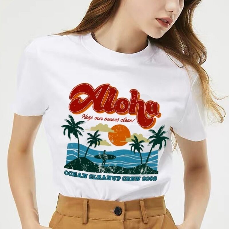 Cartoon Printed Short Sleeve