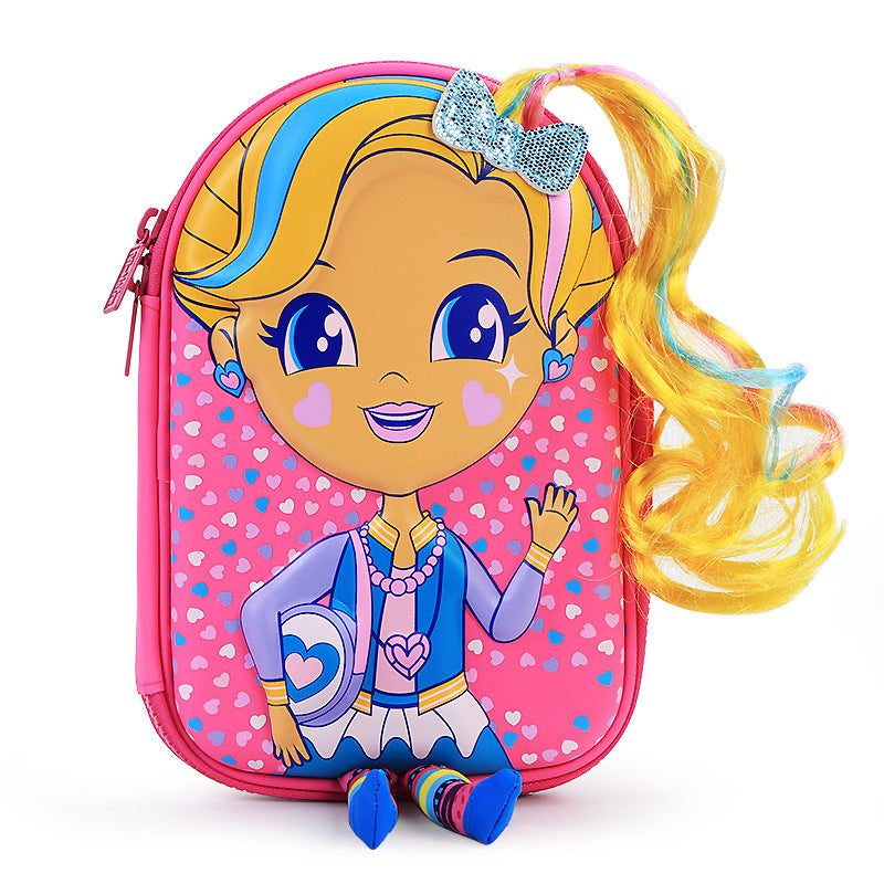 Long Braided Mermaid Pencil Case