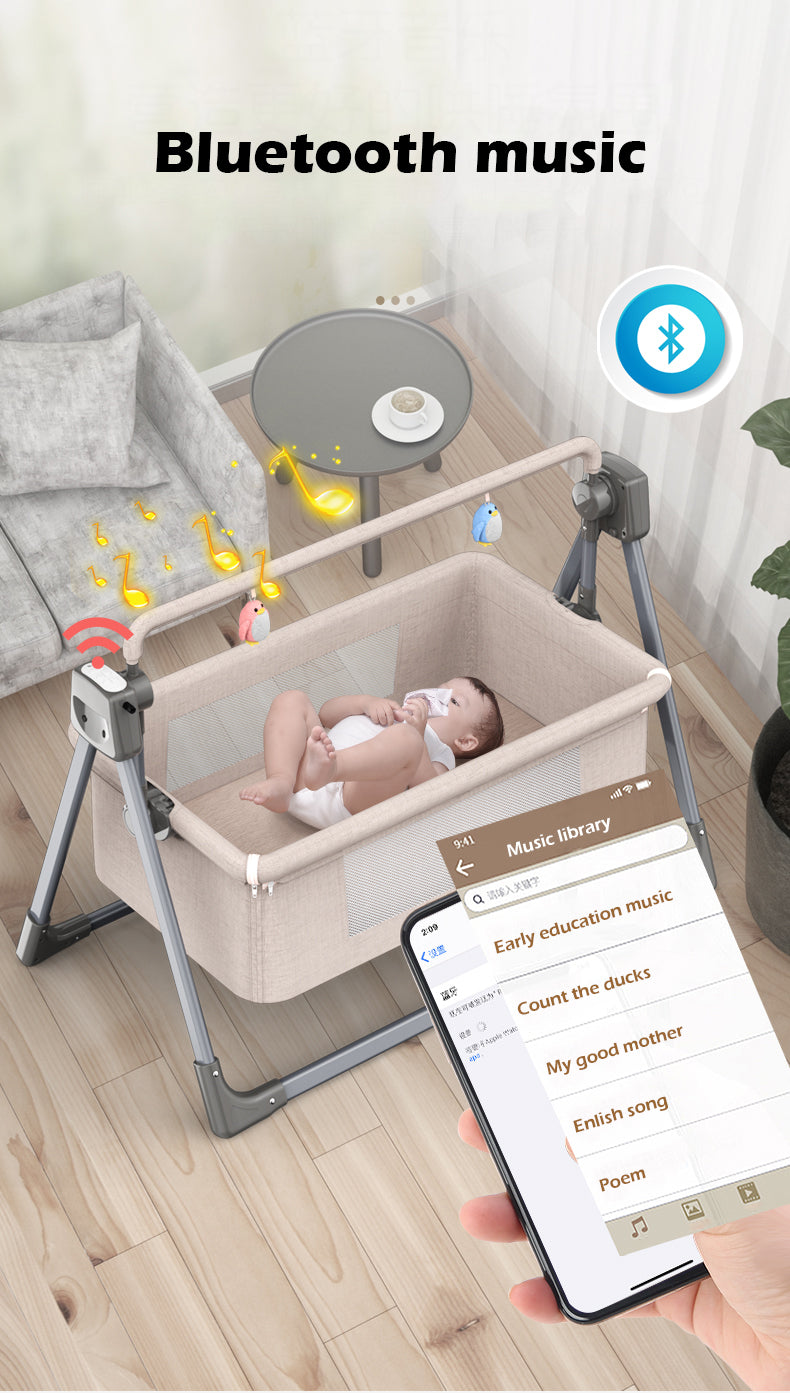 Infant Multi-Function Intelligent Electric Cradle