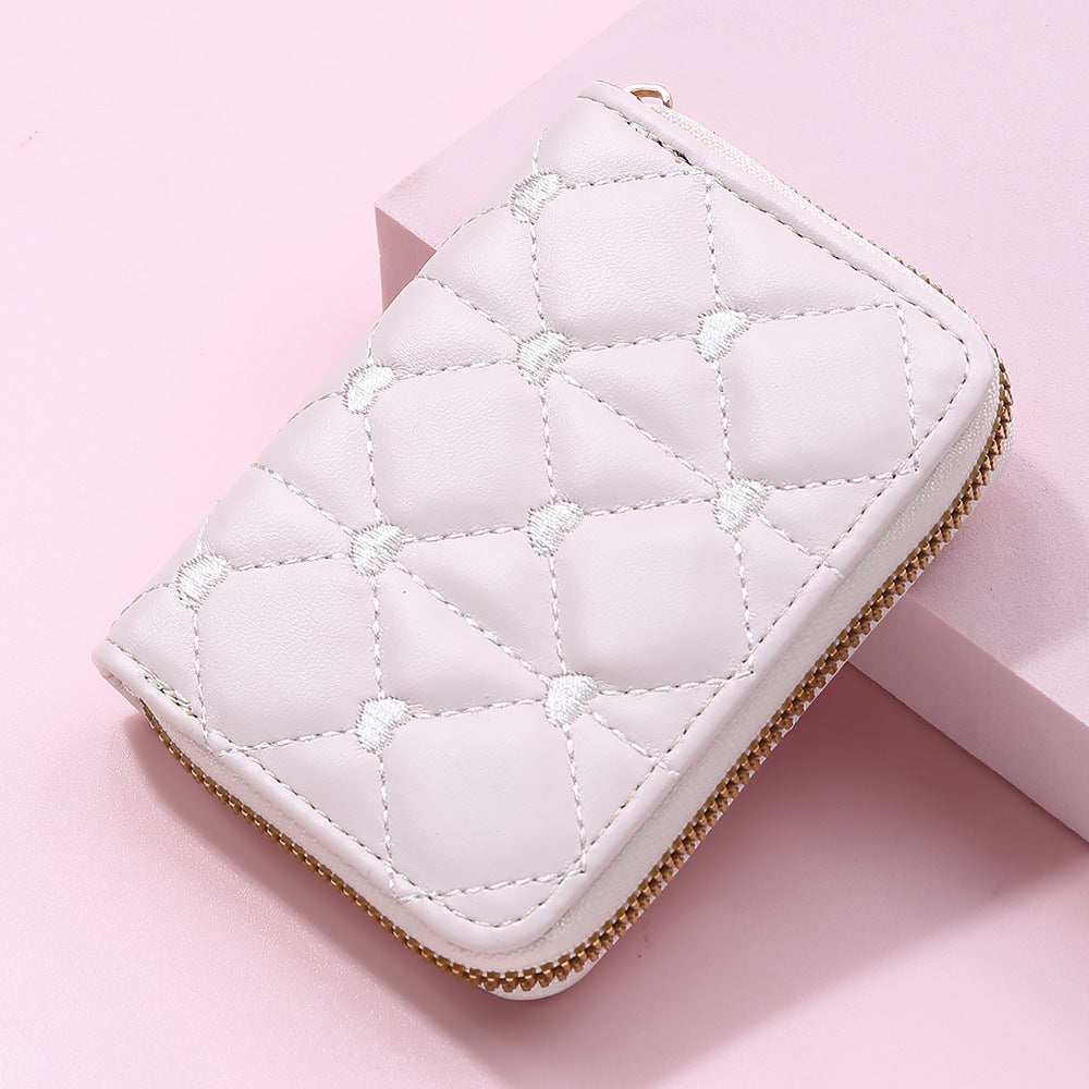 Mini Zipper New Ladies' Purse Pu Card Holder