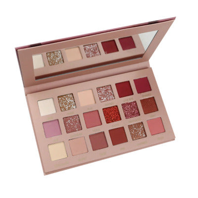 18 Color Eyeshadow Pearl Matte Earth Color Makeup New Eye Shadow Tray