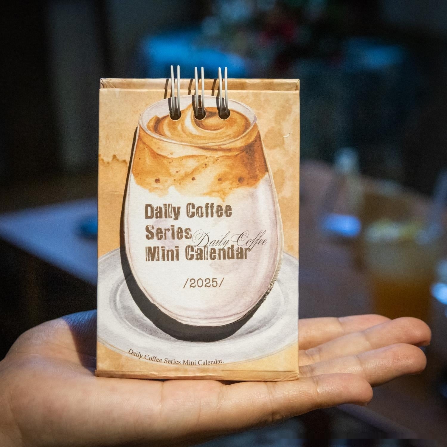 Coffee Coffee Mini Small Desk Calendar Per Day