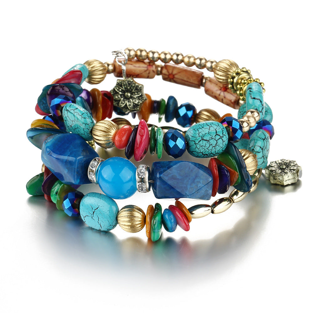 Vintage Turquoise Beaded Bracelet