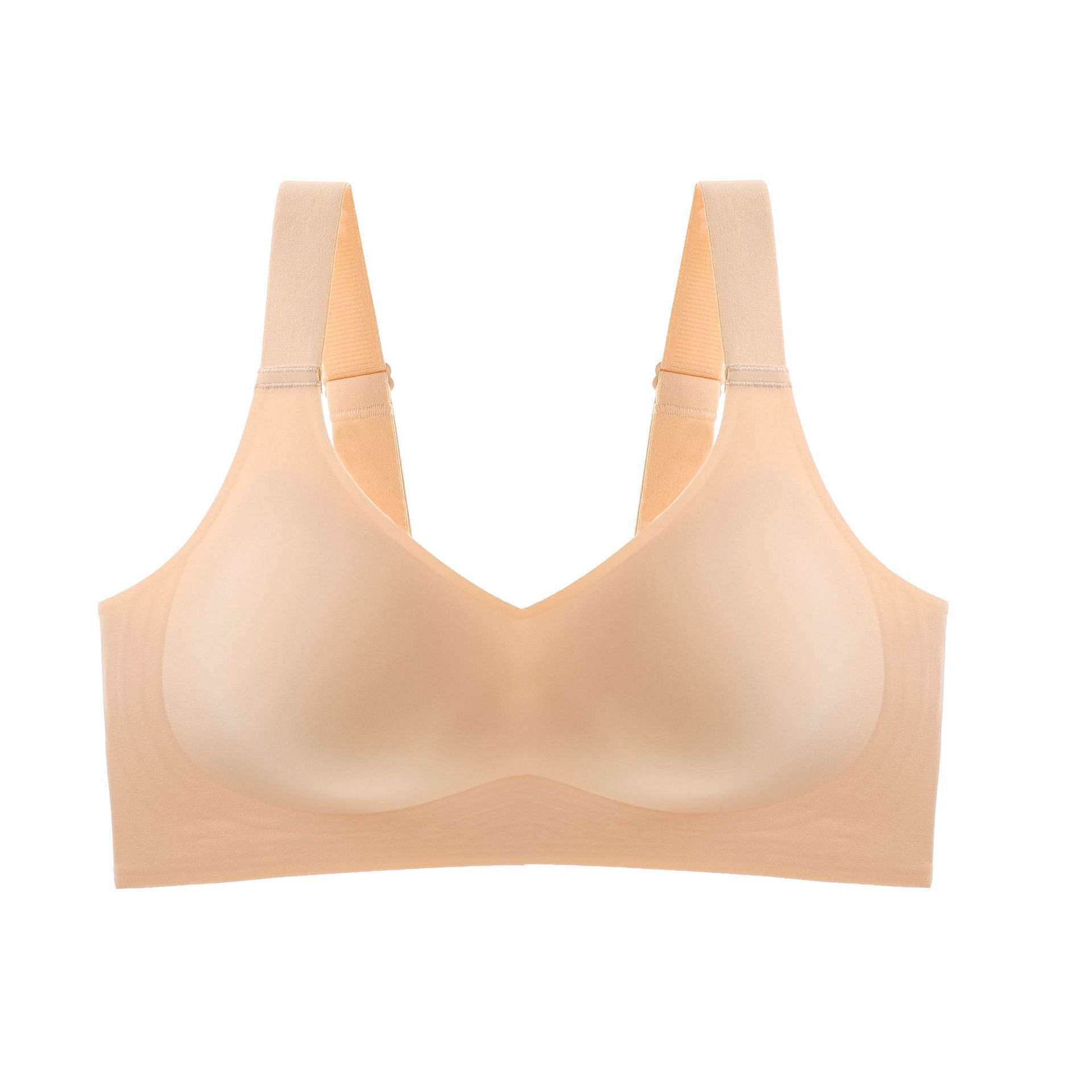 3D Jelly Stick Soft Support Gathering Bra Summer Thin Section Traceless Underwear Accessory Breast Push Up Bra