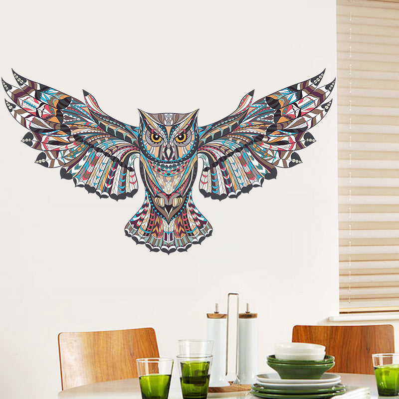 Creative Owl Living Room Bedroom Study Background Wall Decoration