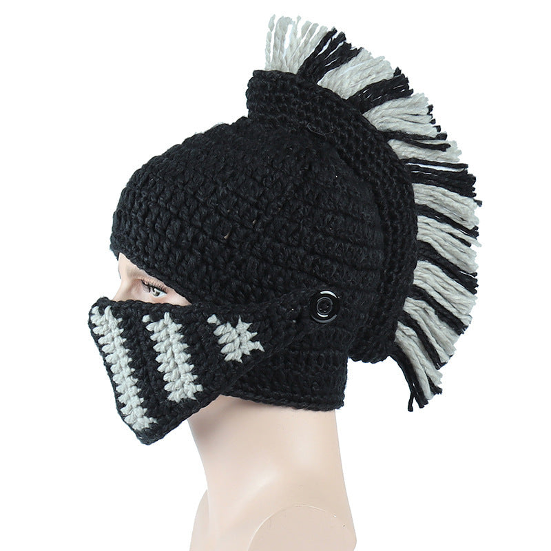 Hand-Woven Knitted Hat