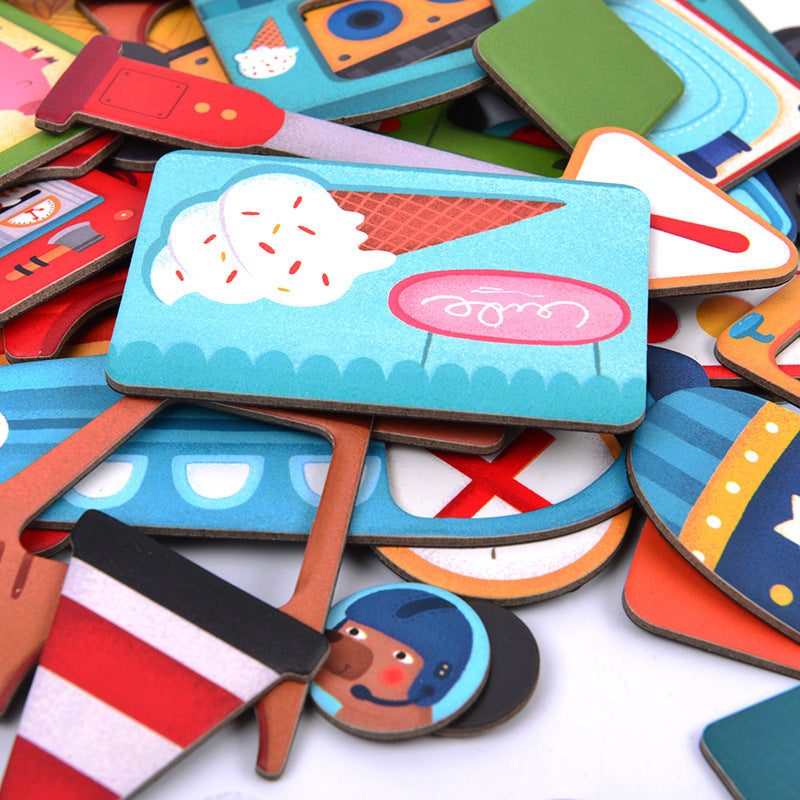 Cartoon Paper Jigsaw Puzzle