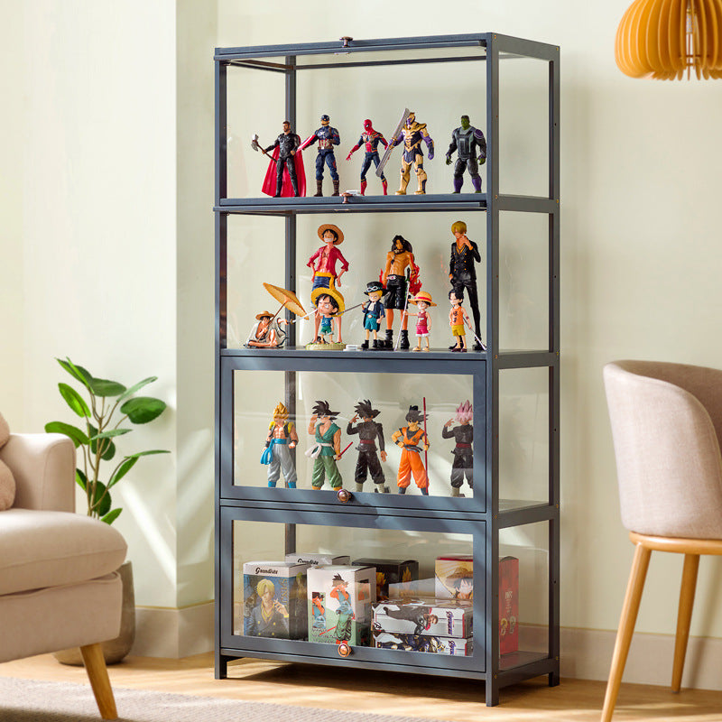 Transparent Dust-Proof Display Cabinet Acrylic Toy Storage Box Bookcase And Shelving Unit
