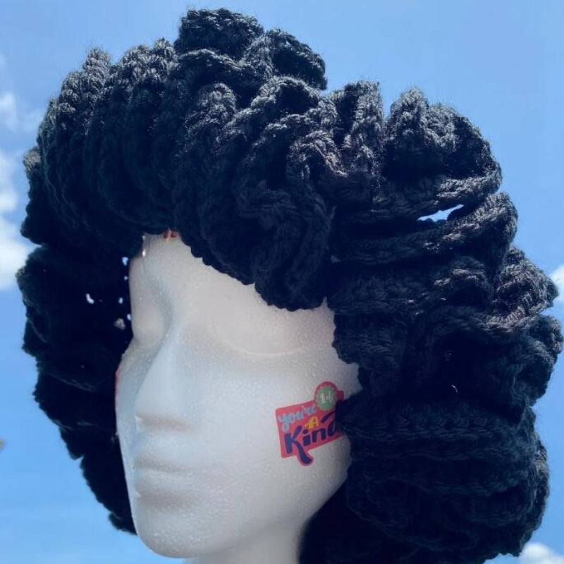 Knitted Lace Bamboo Hat Ruffled Hat Fashion