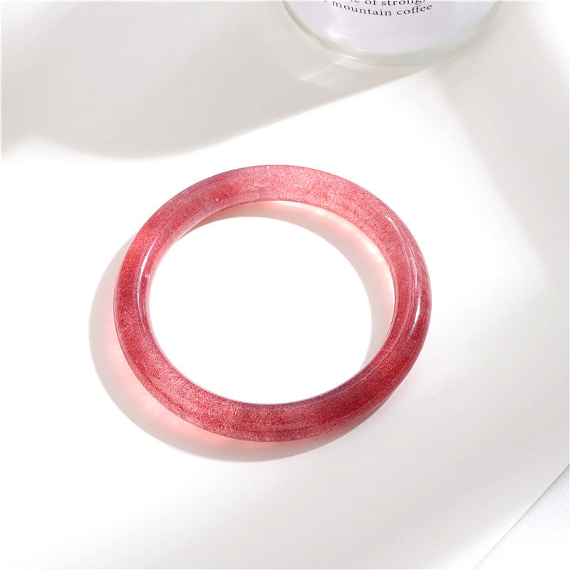 Fashion Natural Strawberry Crystal Bracelet