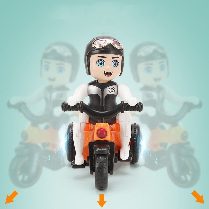 Light Music Spin Tricycle Motorcycle Stunt Spin Car
