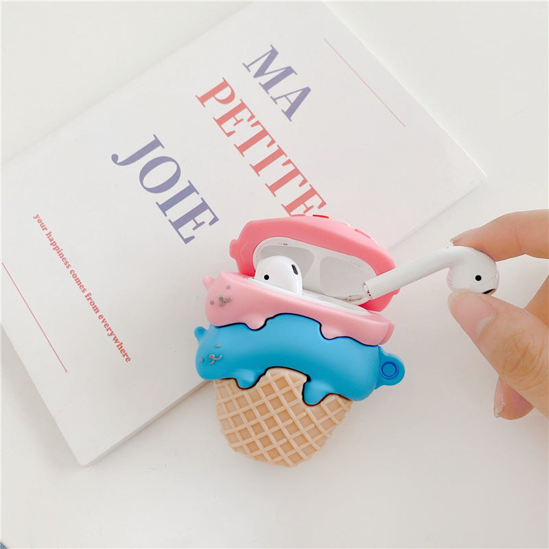 Wireless Earphone Cover Cute Soft Plastic Shell