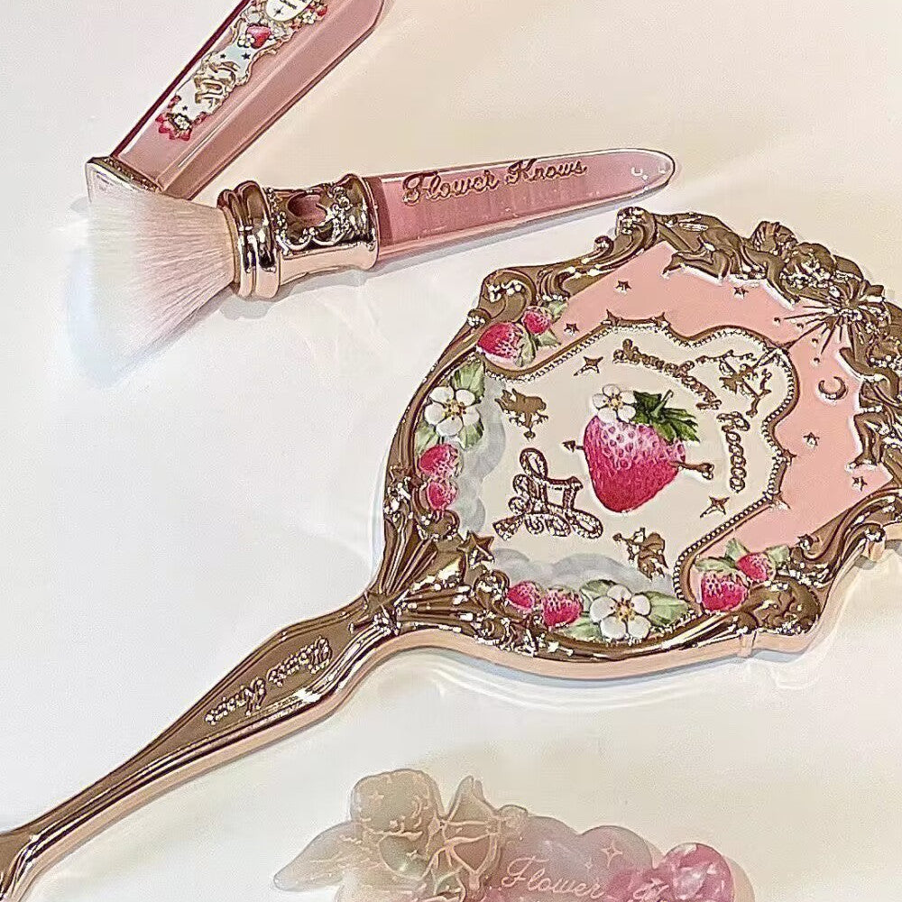 Strawberry Rococo Lip Glaze Hand Mirror