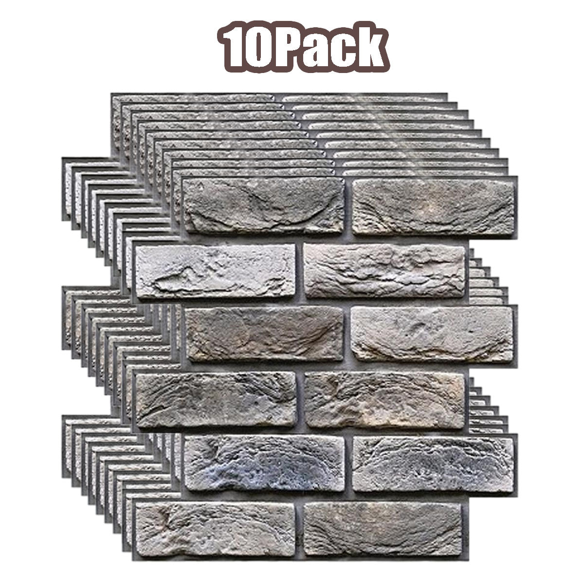 10 Pack 3D Wall Panels