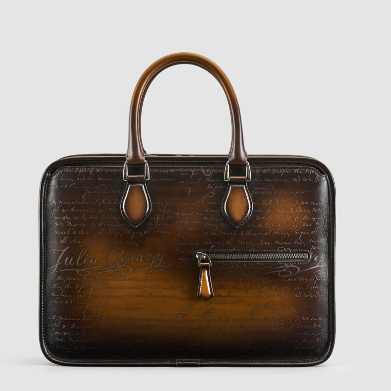 Hand-Rubbed Vintage Business Bag