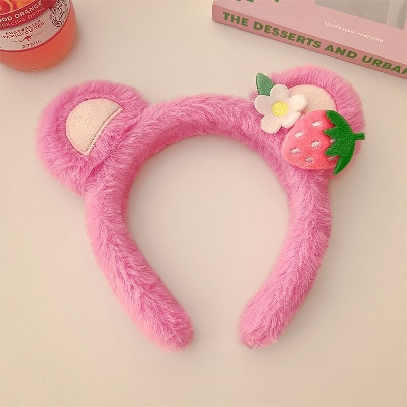 Cute Face Wash Hair Bands Female Cartoon Headwear Hair Band Headband Apply