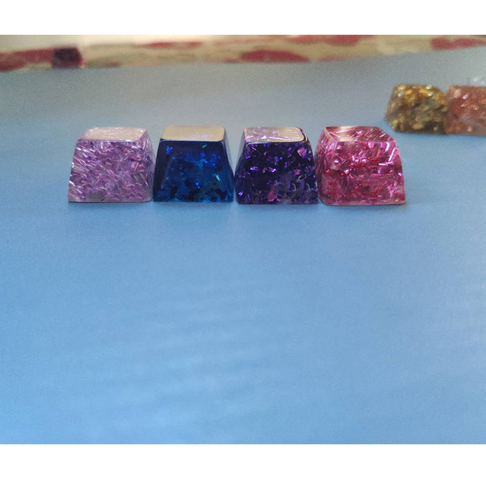 Mechanical Keyboard Multicolor Gold Foil Keycap Personality