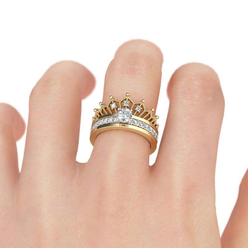 Detachable Crown Ring