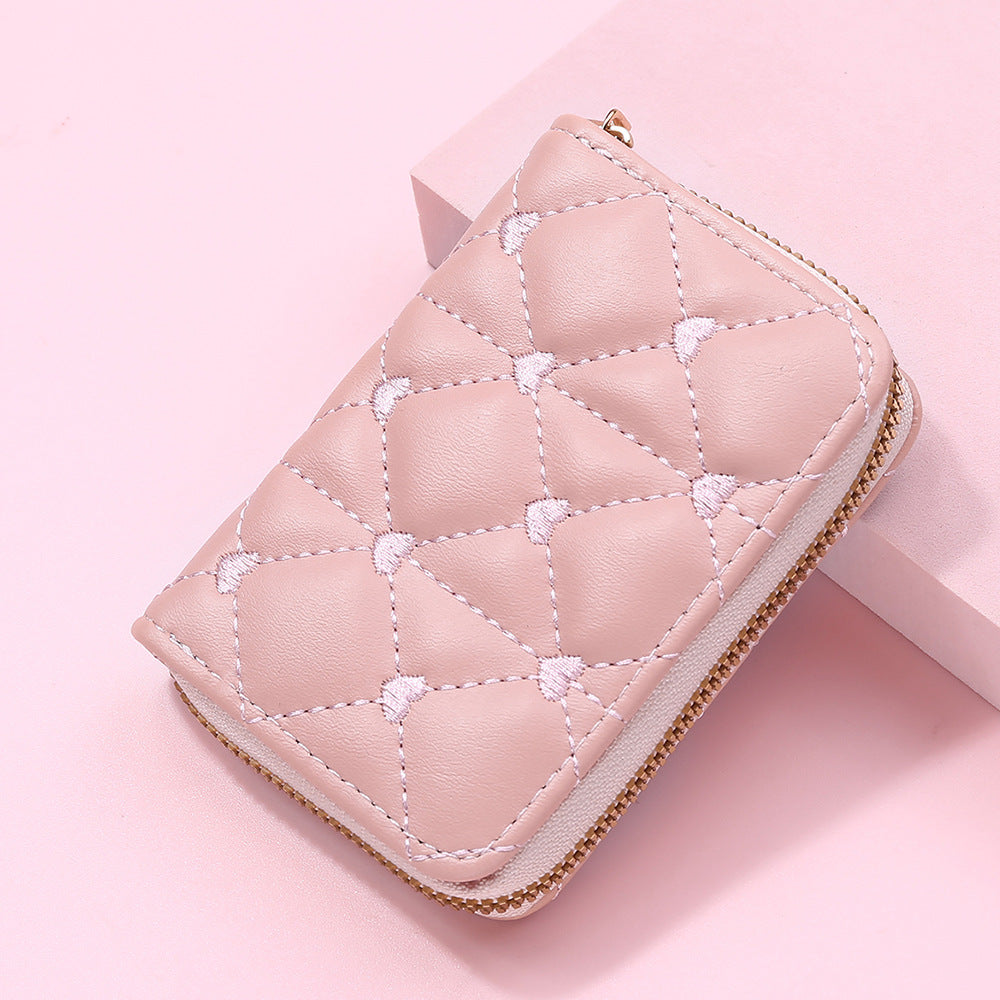 Mini Zipper New Ladies' Purse Pu Card Holder