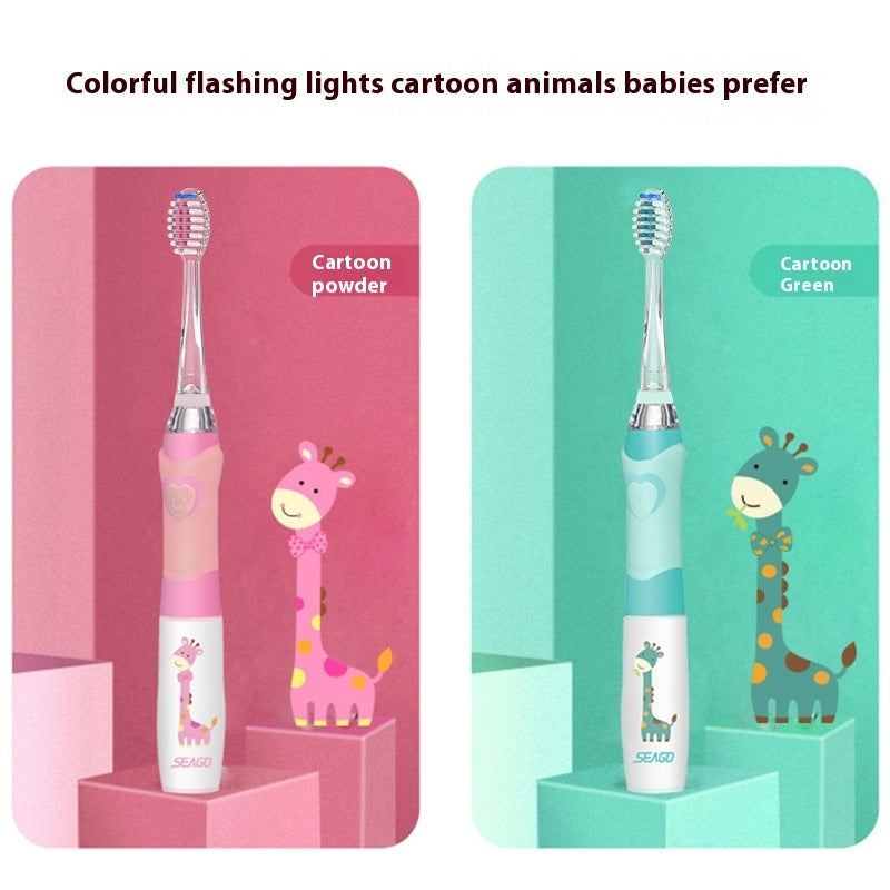 Children's Cartoon Soft Bristle Smart Automatic Toothbrush