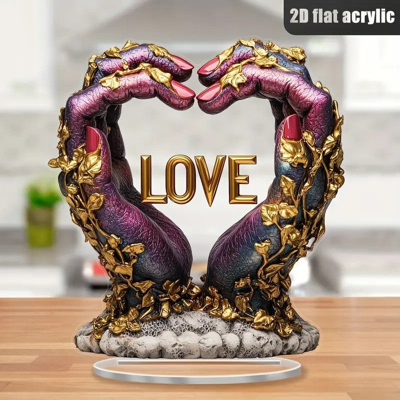 Acrylic Standing Sign Decoration Customized Crafts Give