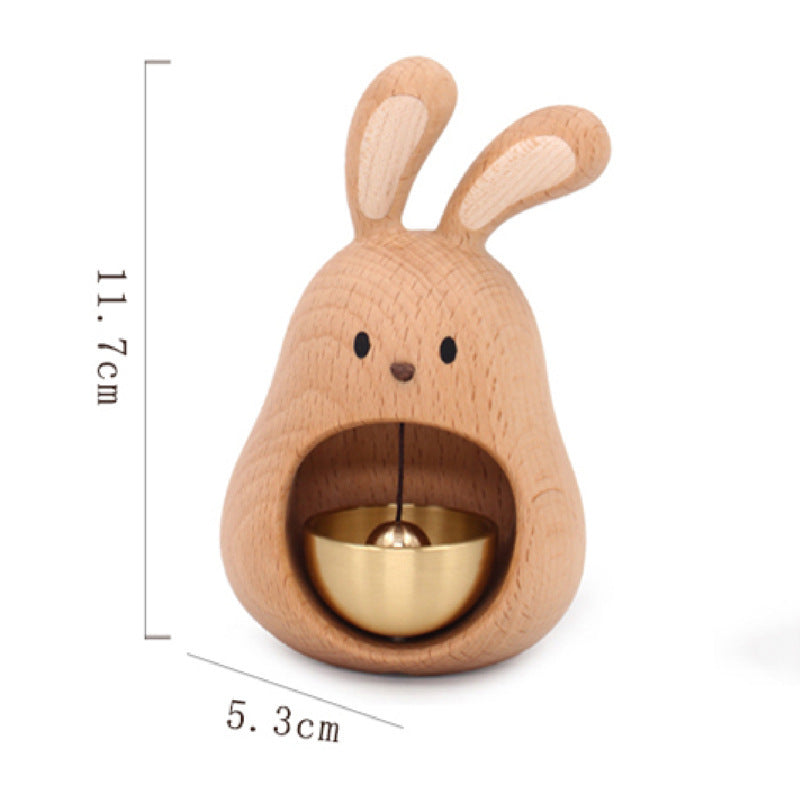 Rabbit Decorative Pendant Copper Bell