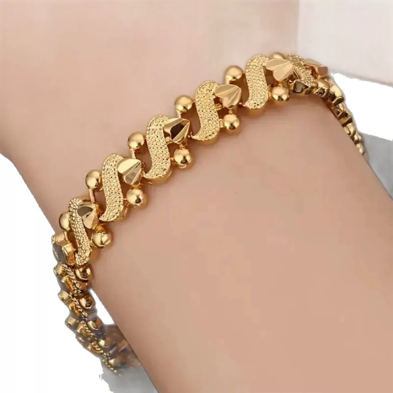 Brass Plated 24k Gold Bracelet