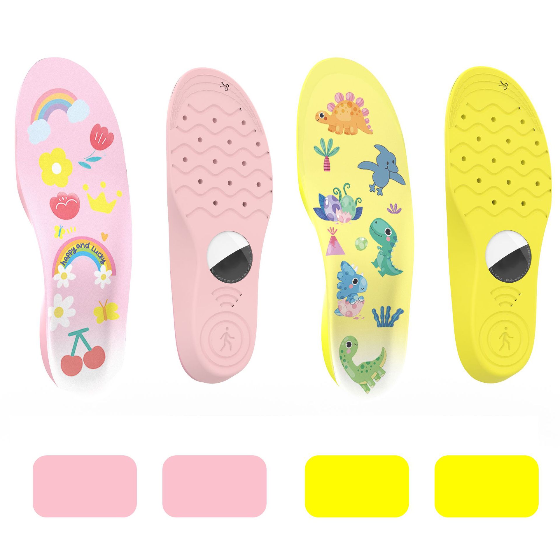 Protective Cover Locator Cartoon Insole Children Elderly