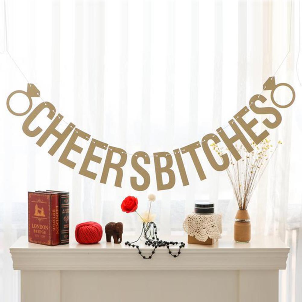 Hot New Product Letter Flag Bachelor Party Garland