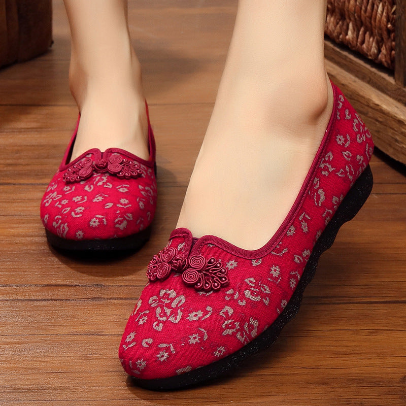 Soft Bottom Round Shoes