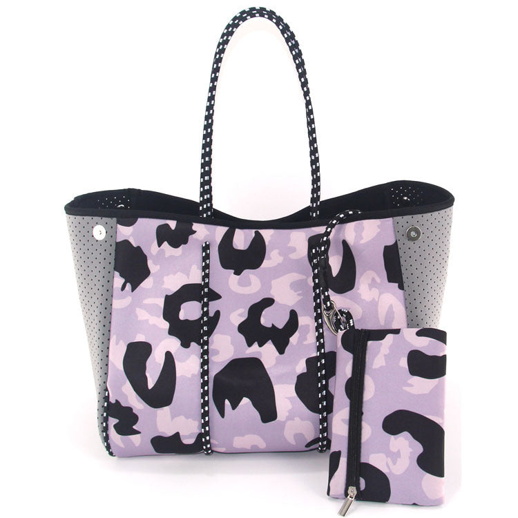 European And American Fashion Beach Bag Fashion Large-Capacity Shoulder Bag Neoprene