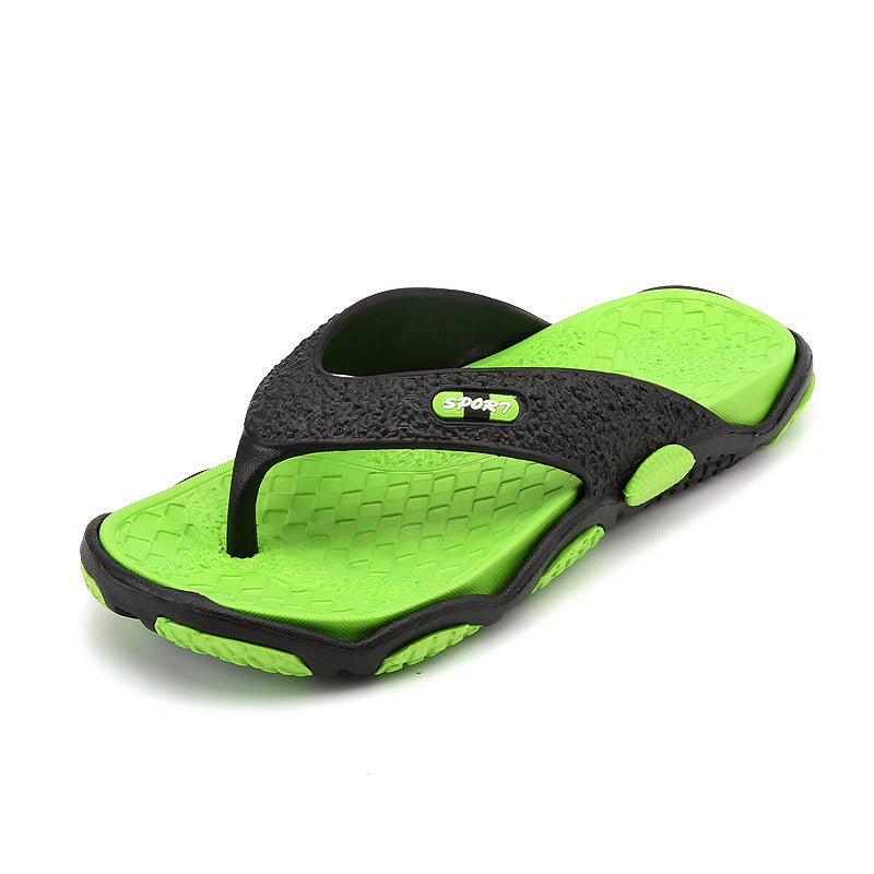 Summer Non-Slip Pinch Sandals and Slippers Summer Personality Flip-Flops Men's Beach Sandals and Slippers Men