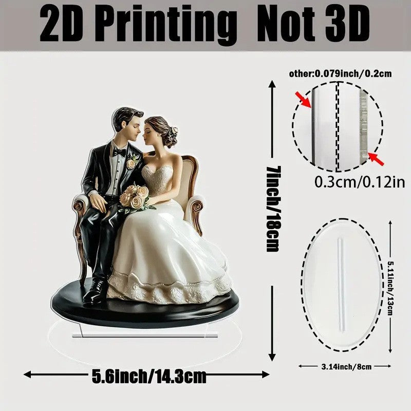 Acrylic Standing Sign Decoration Customized Crafts Give