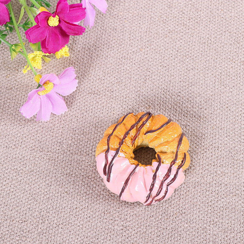 Donut Refrigerator Magnet Food Bread Simulation Three-Dimensional Magnet Magnetic Creative Refrigerator Magnet