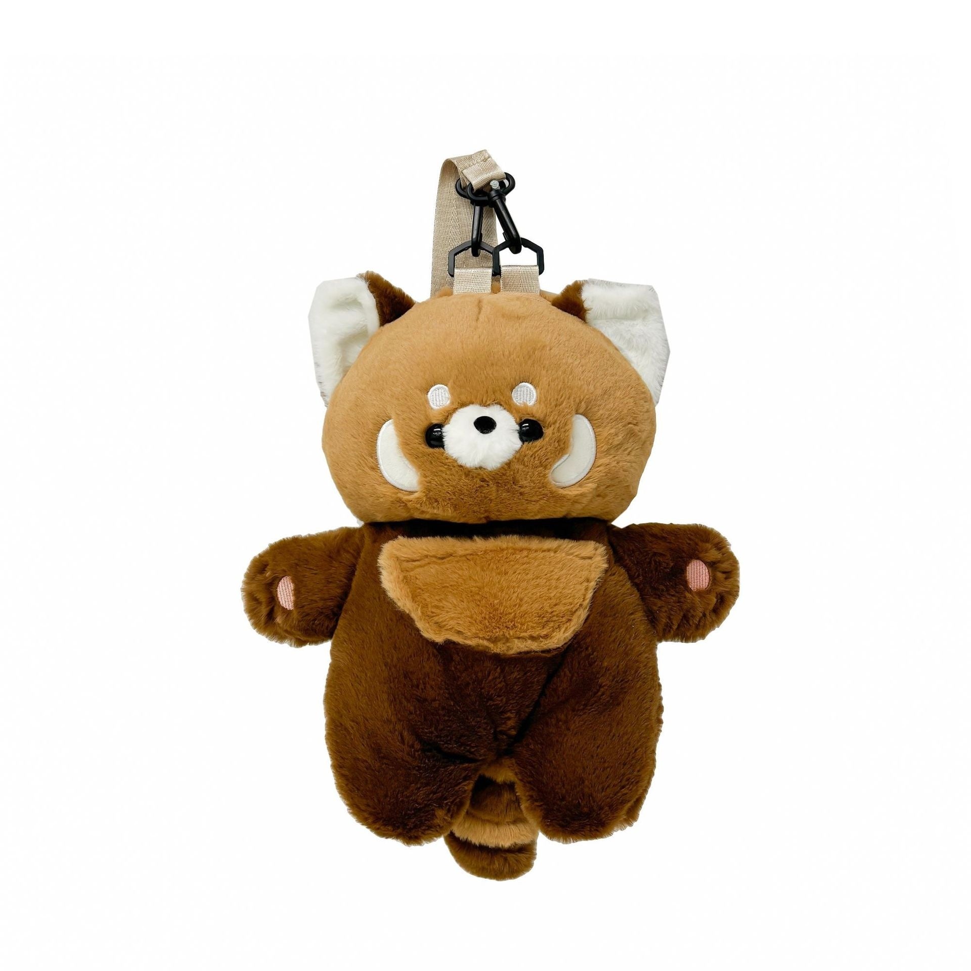 Good-Looking Lesser Panda Figurine Doll Backpack Cute Plush Bag Backpack Doll Raccoon Doll Schoolbag