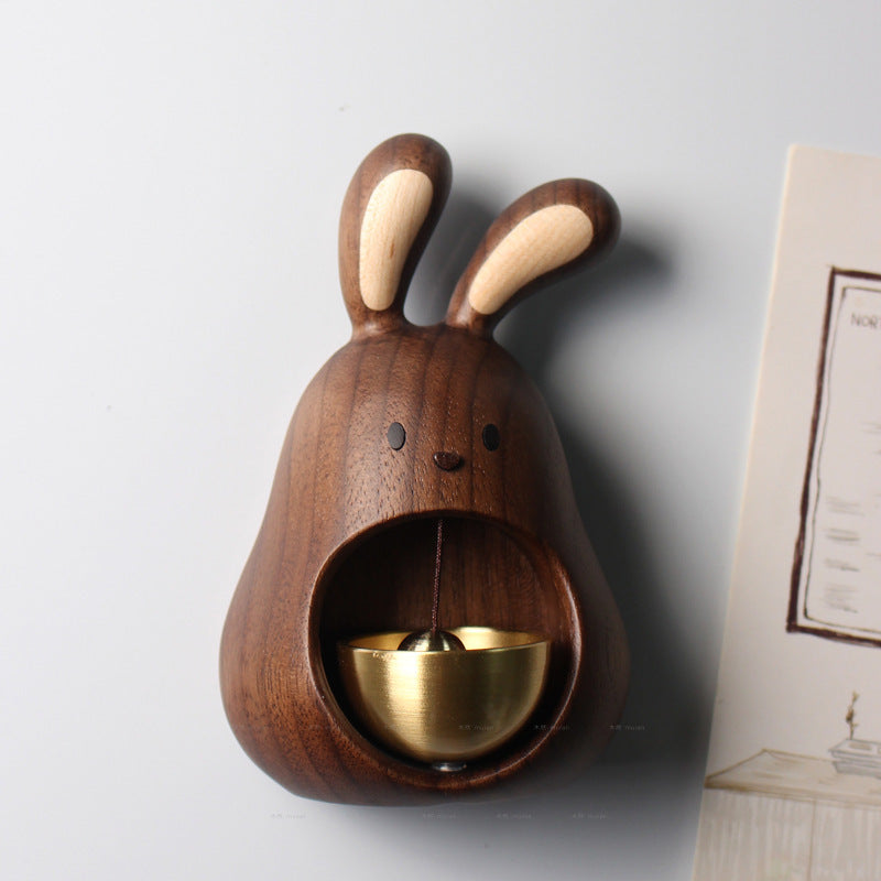 Rabbit Decorative Pendant Copper Bell