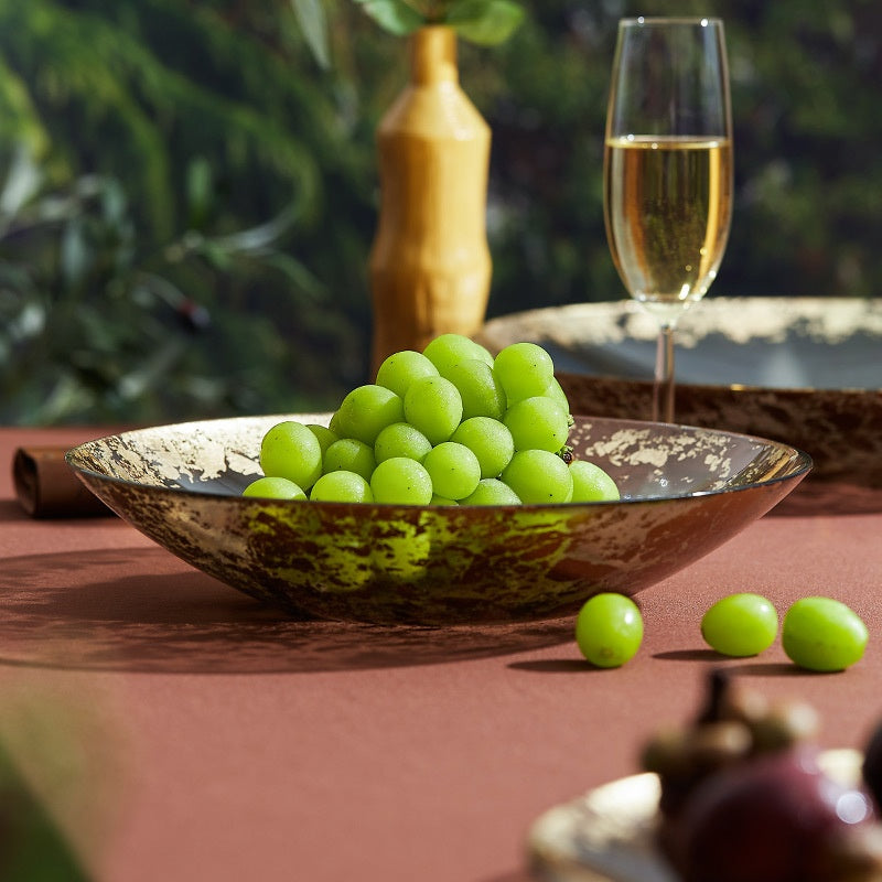 High-End And Fashionable Fruit Plate Large Crystal Glass Plate