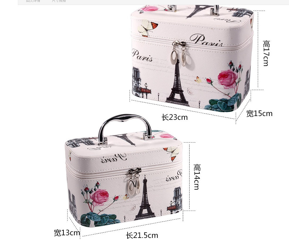Manufacturer Korean Lovable Hand-Held Cosmetic Bag Waterproof Travel Package Make-Up Toolbox