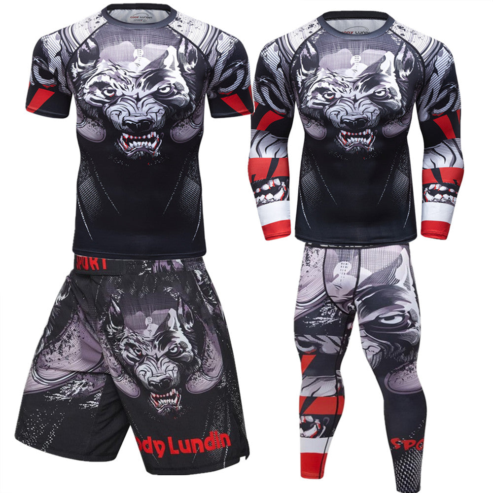 Free Kick Boxing and Sanda Training Suit