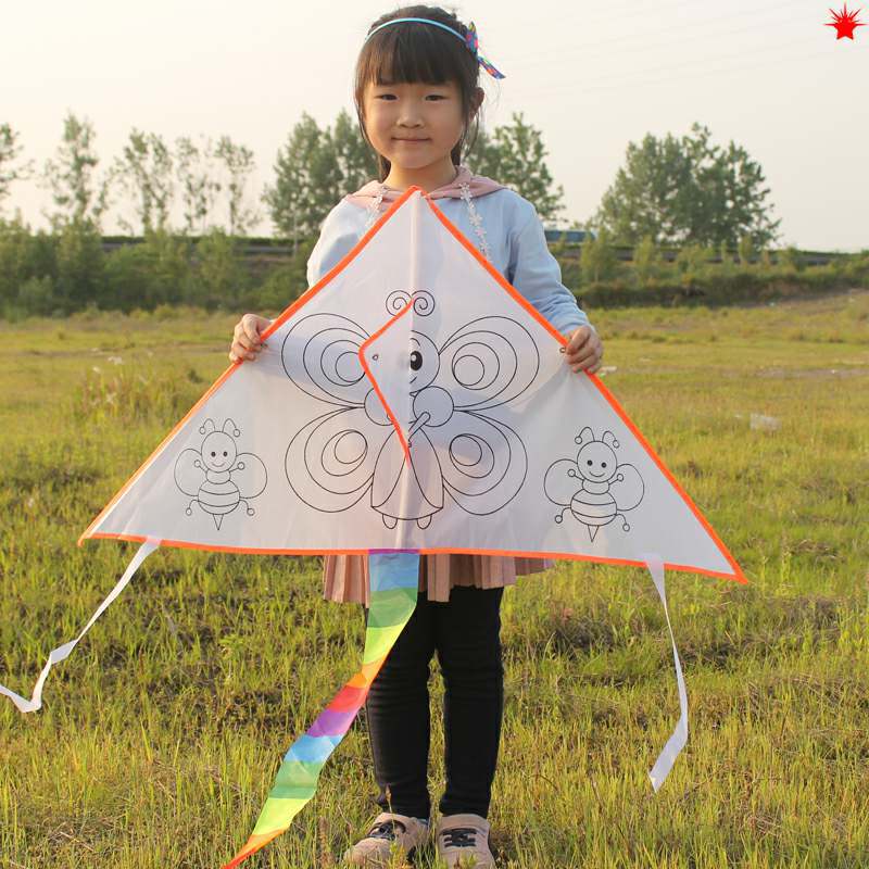Children Kite Diy Graffiti