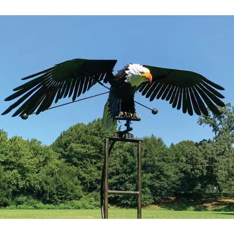 Metal Owl Outdoor Garden Art Decorations