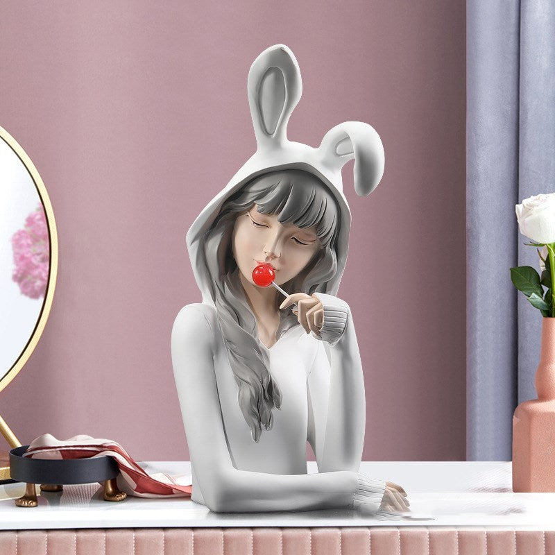 Nordic Light Luxury Girl Ornaments