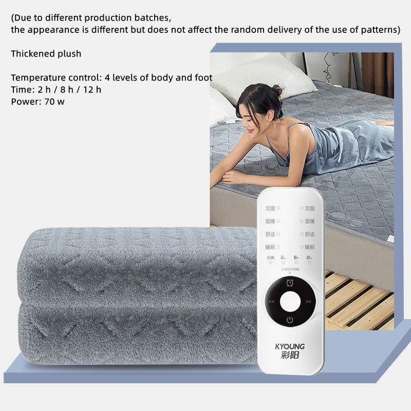 Mites Control Heating Pad Dormitory Single Electric Mattress Dual Electric Blanket
