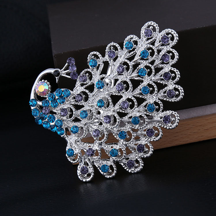 Peacock Diamond Corsage