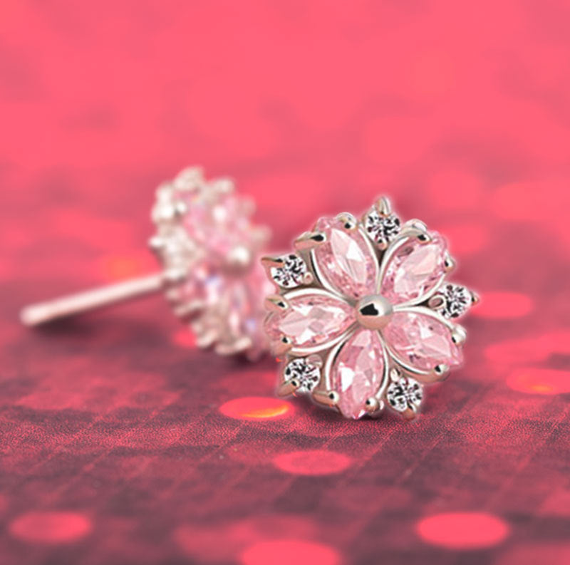 Korean Cherry Blossom Earrings