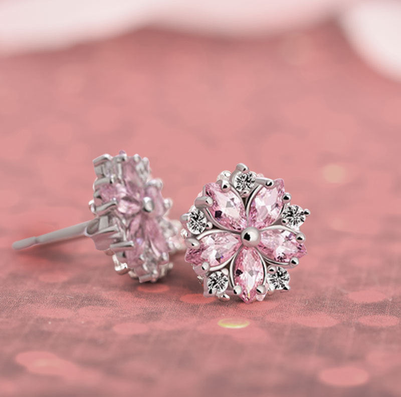 Korean Cherry Blossom Earrings